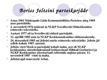 Boriss Jeltsin #3