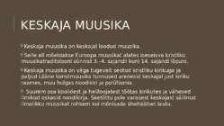 KESKAJA TUTVUSTUS #14
