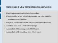 LED-pirnide võrdlus luminofoor- ja hõõgpirnidega #8