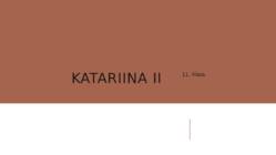 KATARIINA II