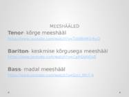 Hääl-muusika #10