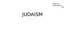 Judaism