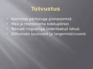 Meteoriidikraatrid #2