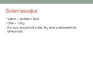 Sulamine ja tahkumine #4