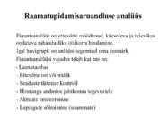 Aastaaruande koostamine ja analüüs #2