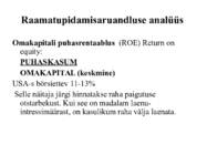Aastaaruande koostamine ja analüüs #15