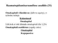 Aastaaruande koostamine ja analüüs #18