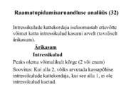 Aastaaruande koostamine ja analüüs #19