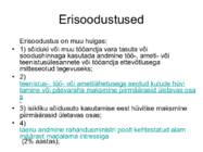 Aastaaruande koostamine ja analüüs #25