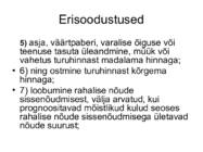 Aastaaruande koostamine ja analüüs #26