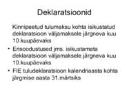 Aastaaruande koostamine ja analüüs #31