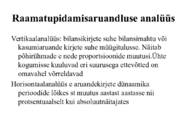 Aastaaruande koostamine ja analüüs #5