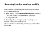 Aastaaruande koostamine ja analüüs #7