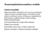 Aastaaruande koostamine ja analüüs #8