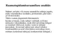 Aastaaruande koostamine ja analüüs #9