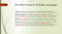 BODY LANGUAGE #3