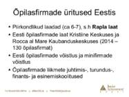 Õpilasfirmad kui praktiline tegevus õppetöö osana #19