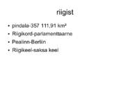 Saksamaa ülevaade #3