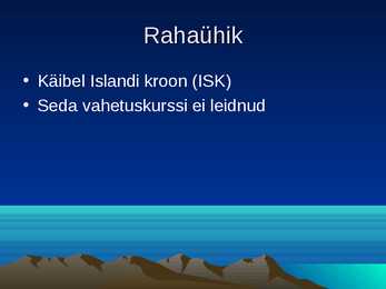 Island powerpoint kokkuvõte #11