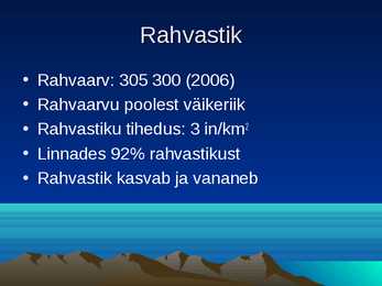Island powerpoint kokkuvõte #5