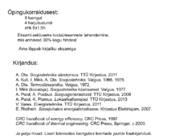 Rakendusenergeetika #2