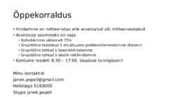 Riskide juhtimine #2