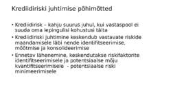 Riskide juhtimine #12