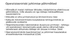 Riskide juhtimine #17