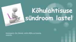 Kõhulahtisuse sündroom lastel