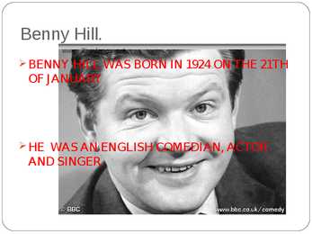 Powerpoint Benny Hillyst #2