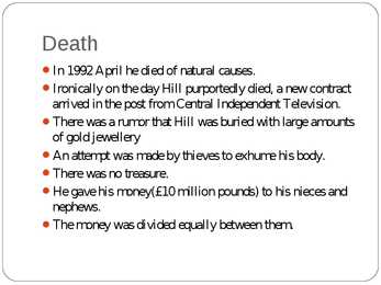 Powerpoint Benny Hillyst #9