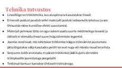 Linoollõige #3