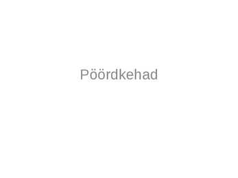 Pöördkehad