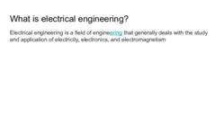 Electrical engineering #2
