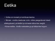 Notari eetika #2