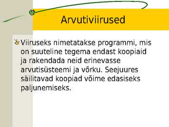 Arvutiviirused #2
