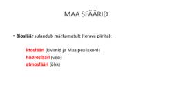 Ökoloogia sissejuhatus #9