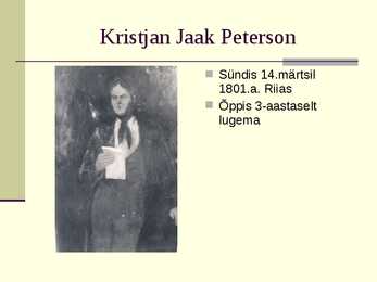 Kristjan Jaak Peterson #2