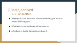 Projekteerimisvaldkondade juhised #11