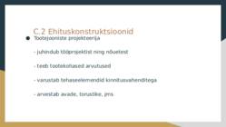 Projekteerimisvaldkondade juhised #13