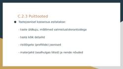 Projekteerimisvaldkondade juhised #19