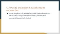 Projekteerimisvaldkondade juhised #21