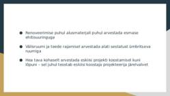 Projekteerimisvaldkondade juhised #4