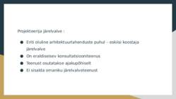Projekteerimisvaldkondade juhised #9