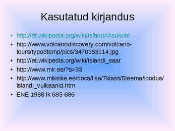 Powerpoint Islandi kohta #10