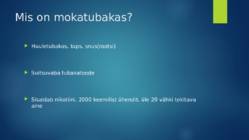 Mokatubakas #2