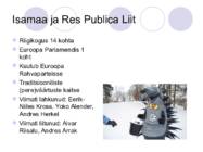 Eesti erakonnad #13