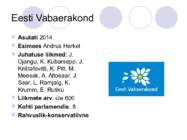Eesti erakonnad #18