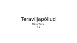 Teraviljapõld