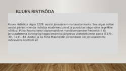 Ristisõjad #4